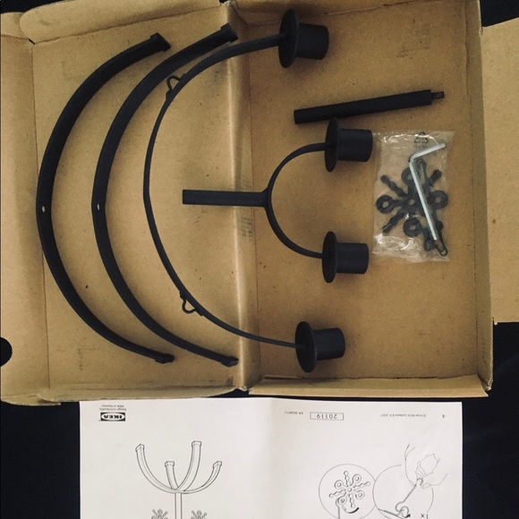 Ikea Isig Black Metal Candelabra - Picture 3 of 3